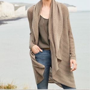 🌞Garnet Hill pointelle cocoon cardigan